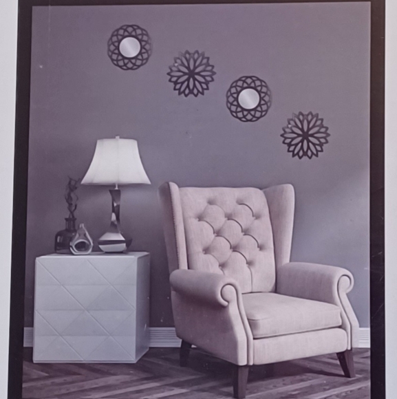 Decorate your space with this 10 item housewares bundle black wood light accent - Picture 2 of 7